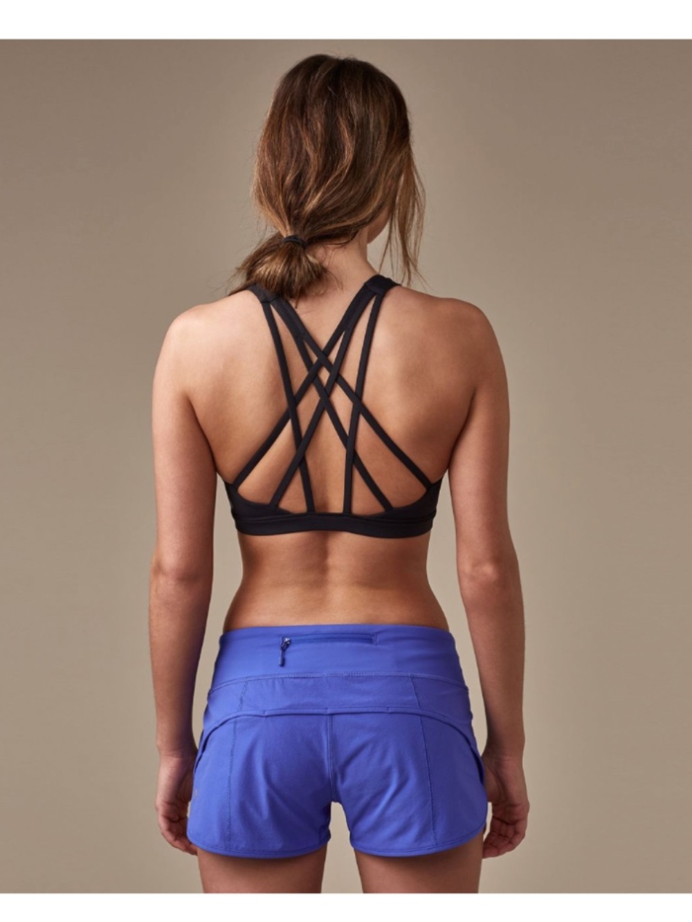 Lululemon Free To Be Serene Bra Black Sz 8